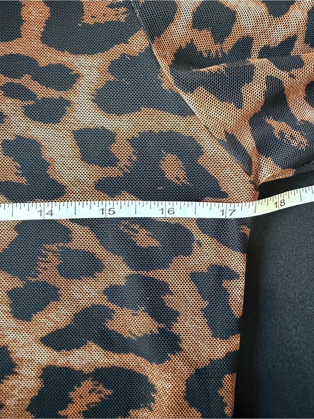 Brashali Leopard-Print Long Sleeve Bodysuit - Brown, Black - Picture 5 of 6